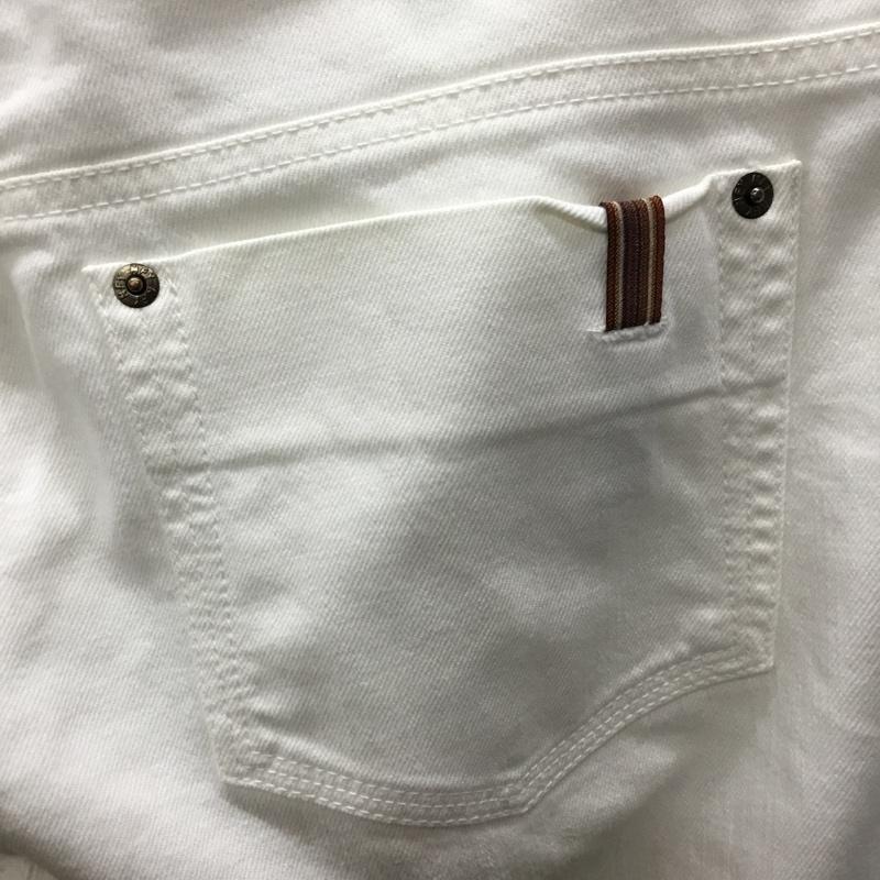 ノティファイ NOTIFY パンツ デニム、ジーンズ デニムパンツ ストレートパンツ ワイドパンツ カジュアルパンツ 30インチ 無地 白 / ホワイト /  メンズ USED 古着 中古 10115759