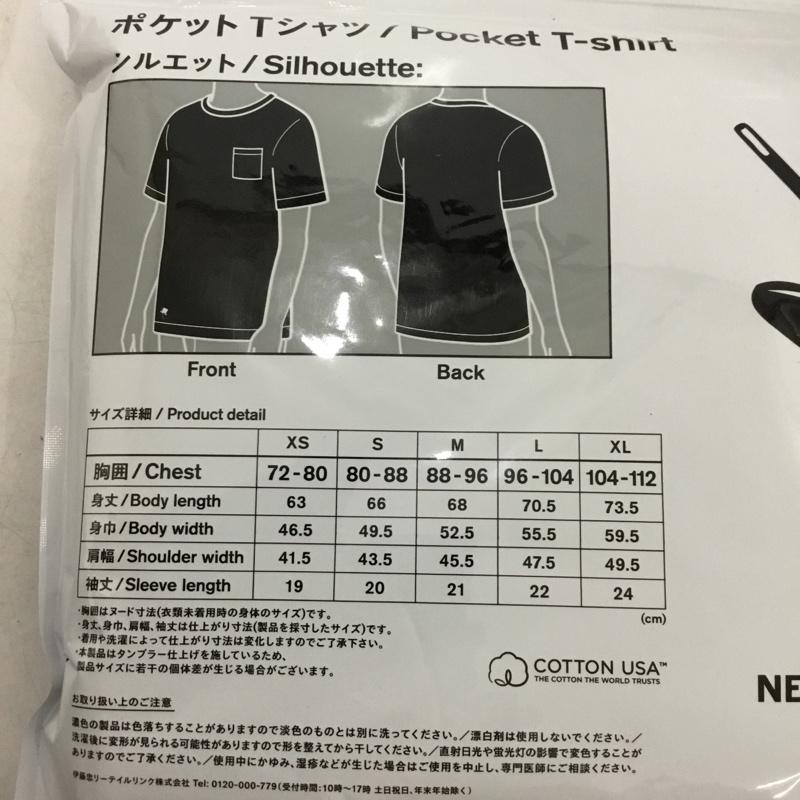 古着 USED Tシャツ 半袖 THE TRIPSTER コンビニエンスウェア ポケットTシャツ 未開封 XL 無地 黒 / ブラック /  メンズ USED 古着 中古 10142725