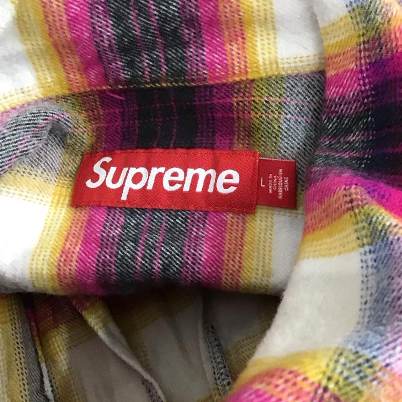 シュプリーム Supreme ジャケット、上着 ジャンパー、ブルゾン 24ss ShadowPlaidFlannelZipUpShirt ジップアップジャケット チェックジャケット L チェック マルチカラー / マルチカラー /  メンズ USED 古着 中古 10115368
