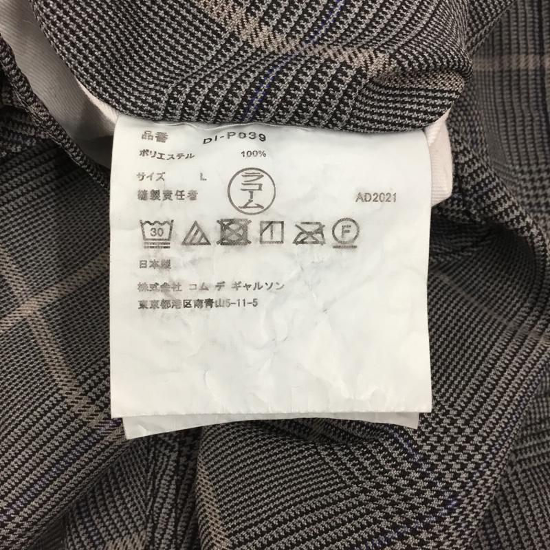 コムデギャルソンオムドゥ COMME des GARCONS HOMME DEUX パンツ スラックス スラックスパンツ ワイドパンツ カジュアルパンツ チェックパンツ L チェック マルチカラー / マルチカラー /  メンズ USED 古着 中古 10120453