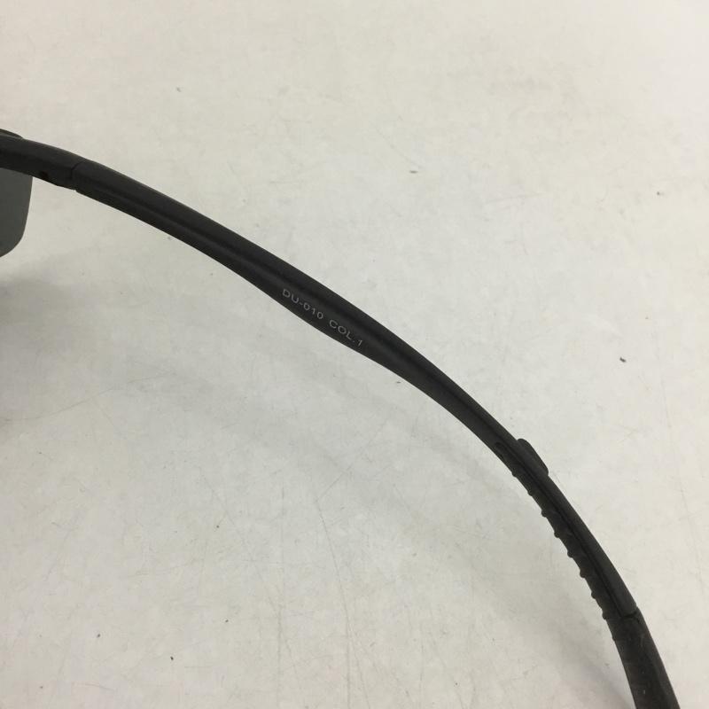 ダンロップ DUNLOP めがね・サングラス サングラス DU-010 スポーツサングラス ミラーレンズ ロゴ、文字 黒 / ブラック /  メンズ USED 古着 中古 10140442