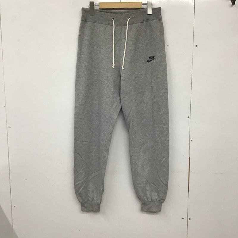 ナイキ NIKE パンツ ワークパンツ、ペインターパンツ ワークパンツ ワイドパンツ カジュアルパンツ スウェットパンツ M ロゴ、文字 灰 / グレー /  メンズ USED 古着 中古 10134575