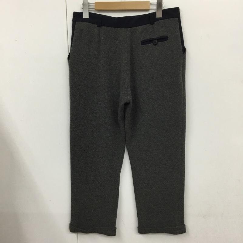 トゥウェルブオーファイブ 1205 パンツ スラックス 2タック ニットパンツ XS 無地 紺 / ネイビー / X ダークグレー / ダークグレー /  メンズ USED 古着 中古 10117670