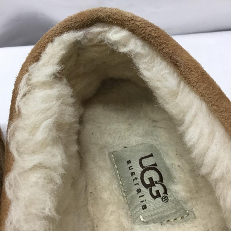 アグ UGG カジュアルシューズ カジュアルシューズ 5775 アスコット モカシン 25cm 25.0cm ロゴ、文字 茶 / ブラウン /  メンズ USED 古着 中古 10106517