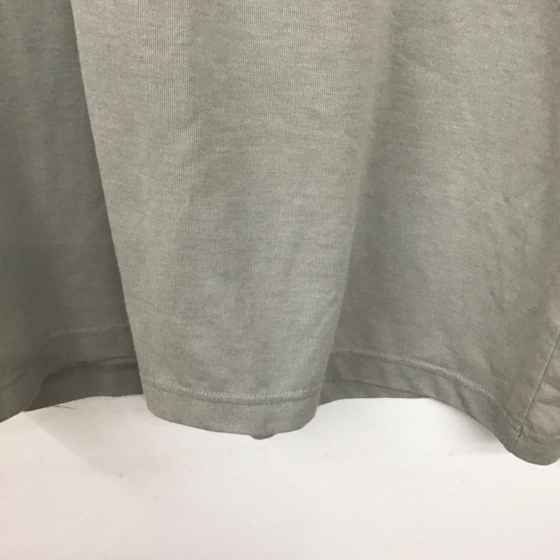 ザノースフェイス THE NORTH FACE Tシャツ 半袖 nt32706 ロゴTシャツ プリントTシャツ L ロゴ、文字 灰 / グレー /  メンズ USED 古着 中古 10141023