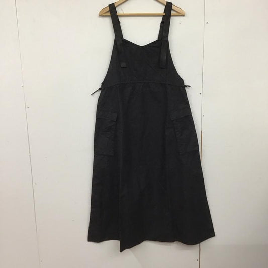 ジーナシス JEANASIS ワンピース ロングスカート js071523mw ノースリーブワンピース ジャンパースカート FREE 無地 黒 / ブラック /  レディース USED 古着 中古 10149092
