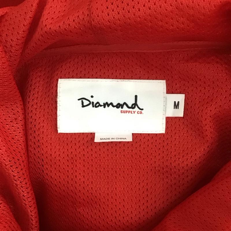 ダイヤモンドサプライカンパニー Diamond SUPPLY CO. ジャケット、上着 ジャケット、ブレザー ナイロン M ロゴ、文字 赤 / レッド /  メンズ USED 古着 中古 10106787