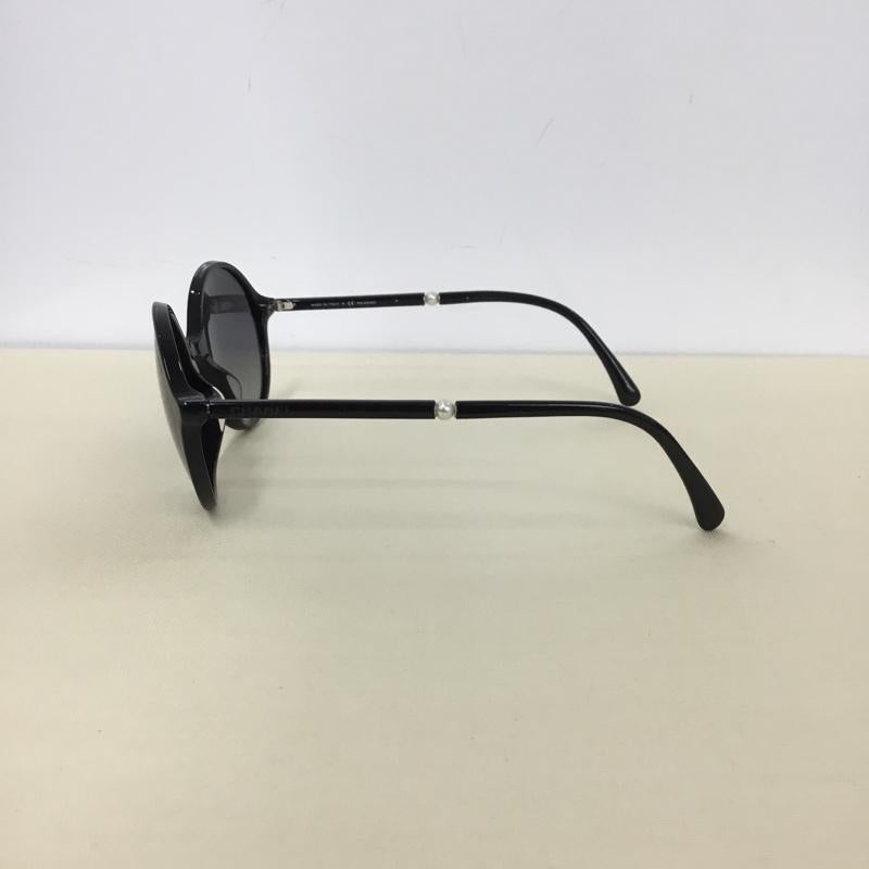 シャネル CHANEL めがね・サングラス サングラス 5391-H-A フェイクパール ロゴ、文字 黒 / ブラック /  レディース USED 古着 中古 10146062
