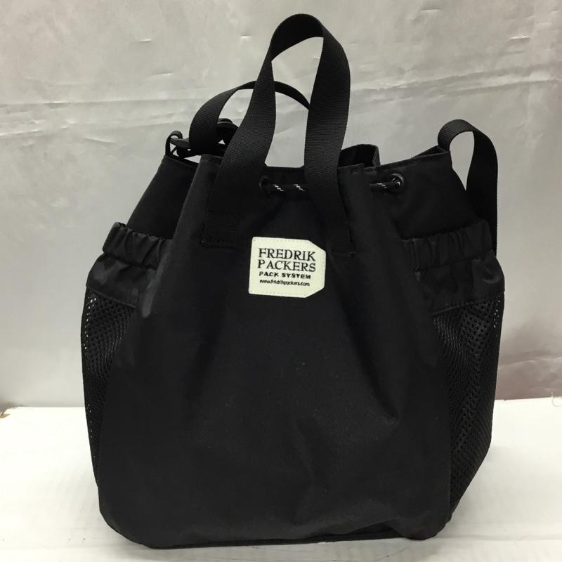 フレドリック パッカーズ FREDRIK PACKERS ショルダーバッグ ショルダーバッグ 2WAY ハンドバッグ ロゴ、文字 黒 / ブラック /  レディース USED 古着 中古 10107608