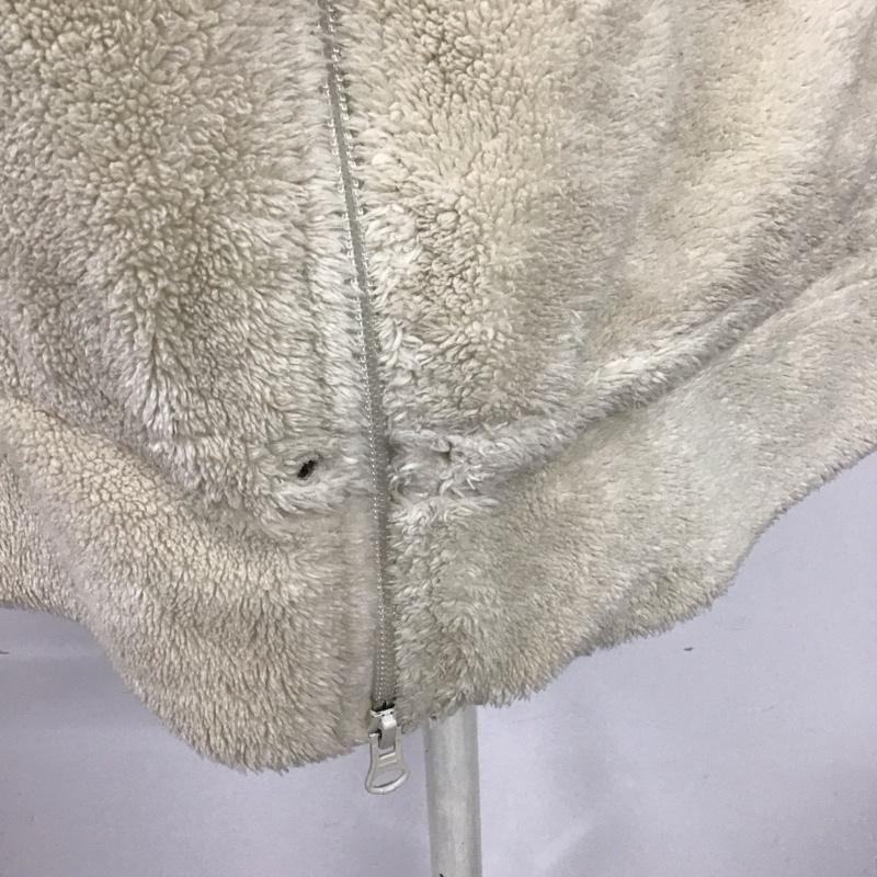 アディダス adidas パーカー 長袖 ボアパーカー M 無地 ベージュ / ベージュ /  レディース USED 古着 中古 10128362