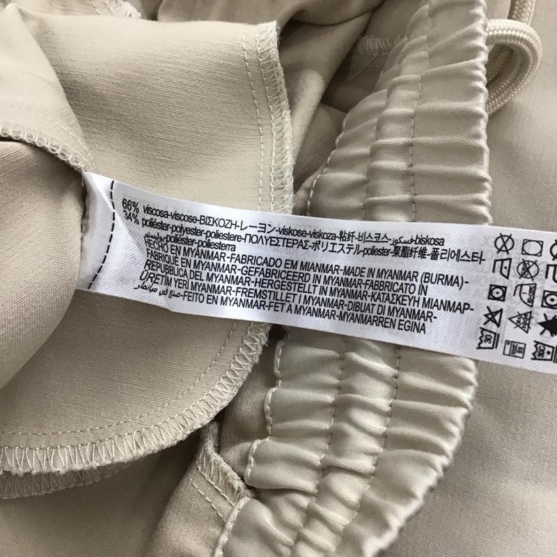ザラ ZARA パンツ ワークパンツ、ペインターパンツ ワイドパンツ カジュアルパンツ ワークパンツ L 無地 ベージュ / ベージュ /  レディース USED 古着 中古 10122429