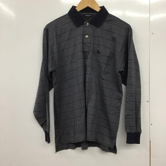 バーバリーロンドン Burberry London ポロシャツ 長袖 長袖ポロシャツ 長袖カットソー カラーシャツ L チェック マルチカラー / マルチカラー /  メンズ USED 古着 中古 10145258