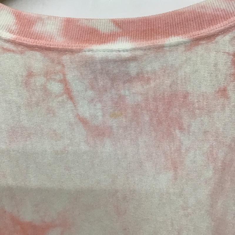 チャンピオン Champion Tシャツ 半袖 c3-p323 半袖カットソー プリントTシャツ S ロゴ、文字 白 / ホワイト / X 桃 / ピンク /  メンズ USED 古着 中古 10138897