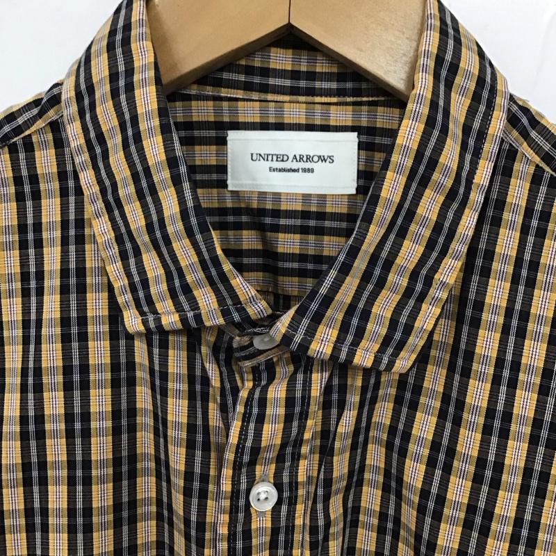 ユナイテッドアローズ UNITED ARROWS シャツ、ブラウス 長袖 長袖シャツ チェックシャツ カラーシャツ M チェック マルチカラー / マルチカラー /  メンズ USED 古着 中古 10128641