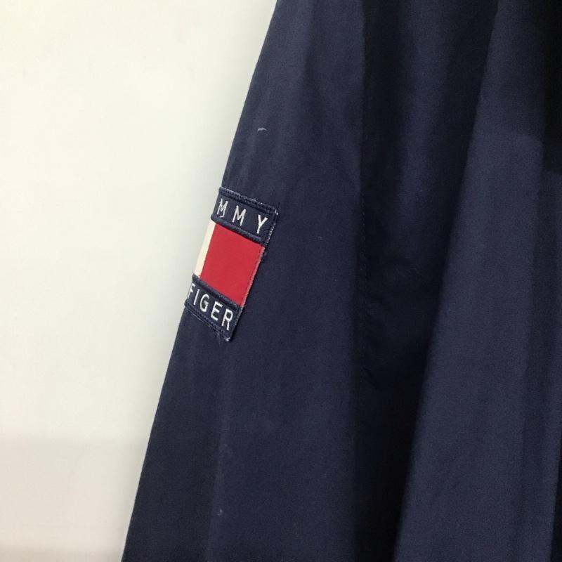 トミーヒルフィガー TOMMY HILFIGER ジャケット、上着 ジャケット、ブレザー ジップアップジャケット アウター 古着 90s L 無地 紺 / ネイビー /  メンズ USED 古着 中古 10143364
