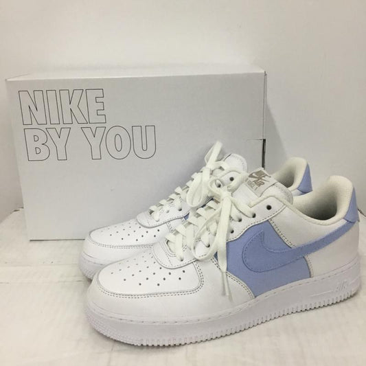 ナイキ NIKE スニーカー スニーカー DV3892-900 AIR FORCE1 LOW BY YOU 26.5cm 箱有 26.5cm ロゴ、文字 白 / ホワイト / X 水色 / ライトブルー /  メンズ USED 古着 中古 10123624