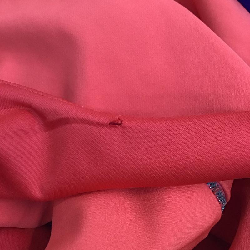 ザラ ZARA TRAFALUC ワンピース ミニスカート ノースリーブワンピース ミニワンピース タイトワンピース M 無地 赤 / レッド /  レディース USED 古着 中古 10128902