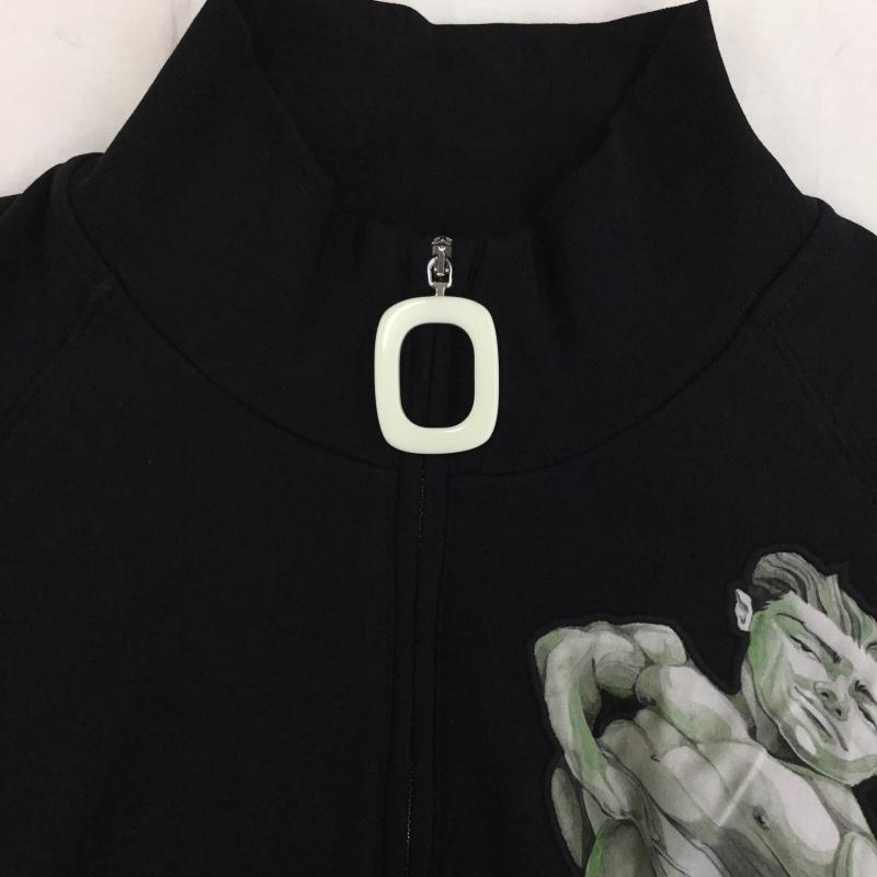 ジェイダブリュアンダーソン JWANDERSON トレーナー 長袖 POL HALF ZIP TRACK TOP　ポル ハーフジップ トラックトップ ブラック　35414045189 XL キャラクター X ロゴ、文字 黒 / ブラック /  メンズ USED 古着 中古 10124449