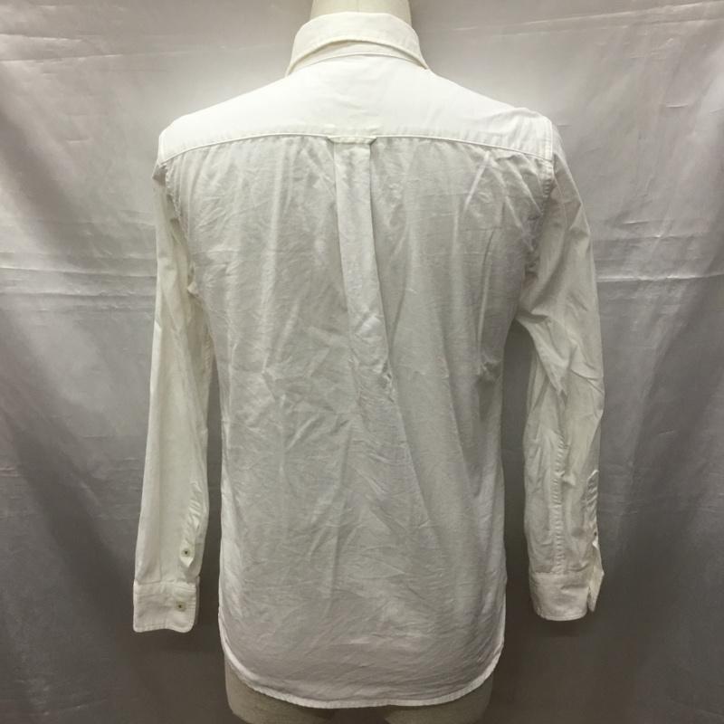 ハリウッドランチマーケット HOLLYWOOD RANCH MARKET シャツ、ブラウス 長袖 長袖シャツ カラーシャツ ポケットシャツ 長袖カットソー 1 ロゴ、文字 白 / ホワイト /  メンズ USED 古着 中古 10116845