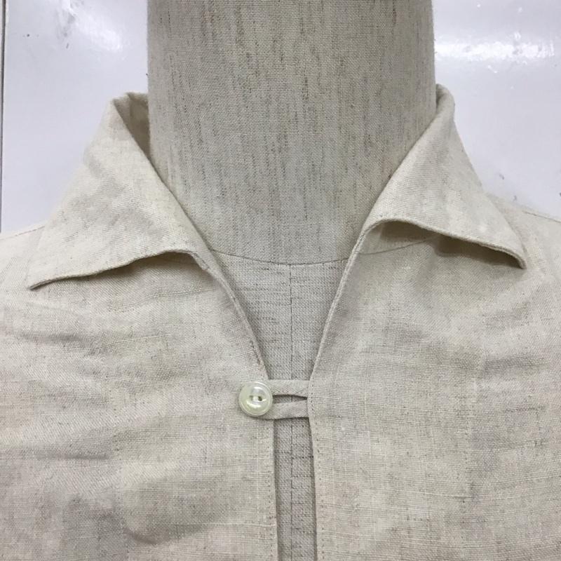 ロエフ LOEFF シャツ、ブラウス 長袖 8881-231-0012 長袖シャツ カラーシャツ カジュアルシャツ 1 無地 ベージュ / ベージュ /  メンズ USED 古着 中古 10111672