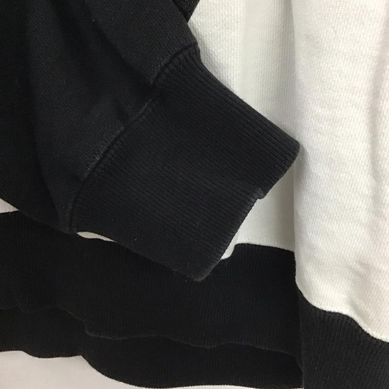 ブラックアイパッチ Black eye patch トレーナー 長袖 長袖トレーナー スウェット クルーネック プルオーバー M ロゴ、文字 白 / ホワイト / X 黒 / ブラック / X 赤 / レッド /  メンズ USED 古着 中古 10145708