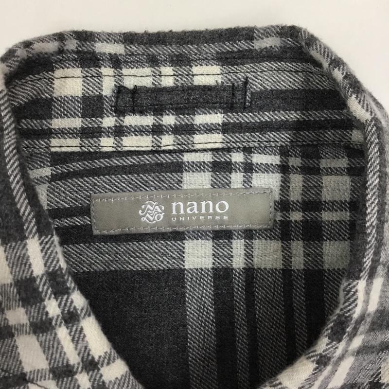ナノユニバース nano・universe シャツ、ブラウス 長袖 長袖シャツ カラーシャツ ポケットシャツ 長袖カットソー チェックシャツ S チェック マルチカラー / マルチカラー /  メンズ USED 古着 中古 10119724