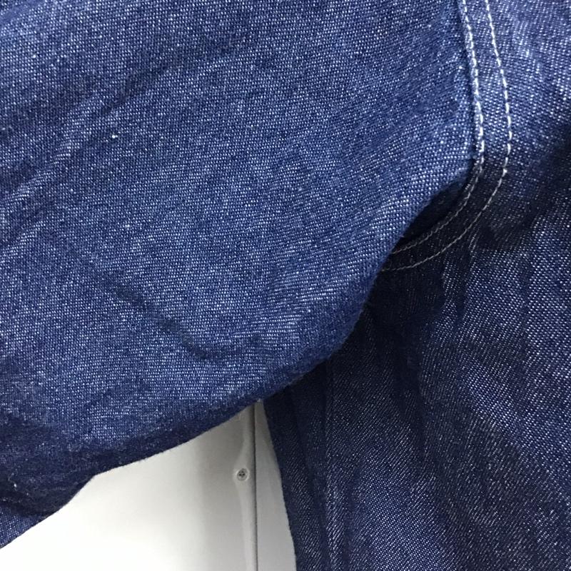 ロックマウント ランチウェア Rockmount Ranch Wear シャツ、ブラウス 長袖 デニムシャツ ウエスタンシャツ 無地 インディゴ / インディゴ /  メンズ USED 古着 中古 10115265