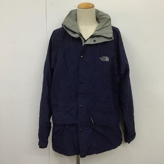 ザノースフェイス THE NORTH FACE ジャケット、上着 ジャンパー、ブルゾン ジップアップジャケット ジャンパー ジャケット カジュアルジャケット パーカー L ロゴ、文字 紺 / ネイビー /  メンズ USED 古着 中古 10106974