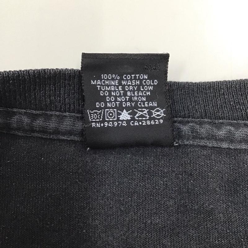 ステューシー STUSSY Tシャツ 半袖 半袖カットソー プリントTシャツ クルーネックカットソー L プリント 黒 / ブラック /  メンズ USED 古着 中古 10111670