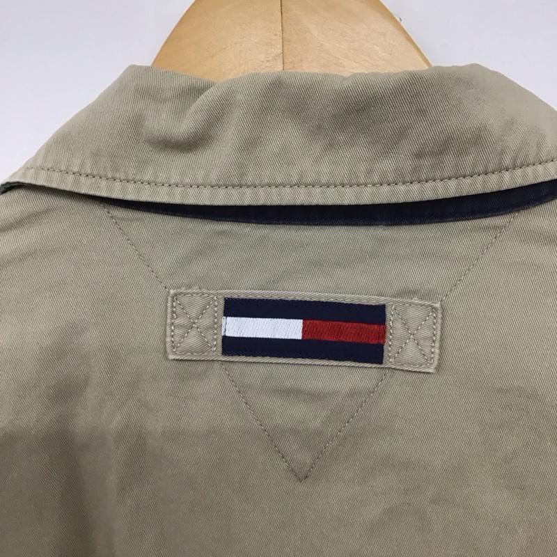 トミーヒルフィガー TOMMY HILFIGER ジャケット、上着 ジャンパー、ブルゾン ジップアップジャケット アウター カラージャケット 90s XL ロゴ、文字 ベージュ / ベージュ /  メンズ USED 古着 中古 10148131
