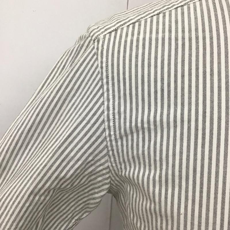 ソフネット SOPHNET. シャツ、ブラウス 長袖 長袖シャツ カラーシャツ 長袖カットソー ストライプシャツ S ストライプ 白 / ホワイト / X 灰 / グレー /  メンズ USED 古着 中古 10111741