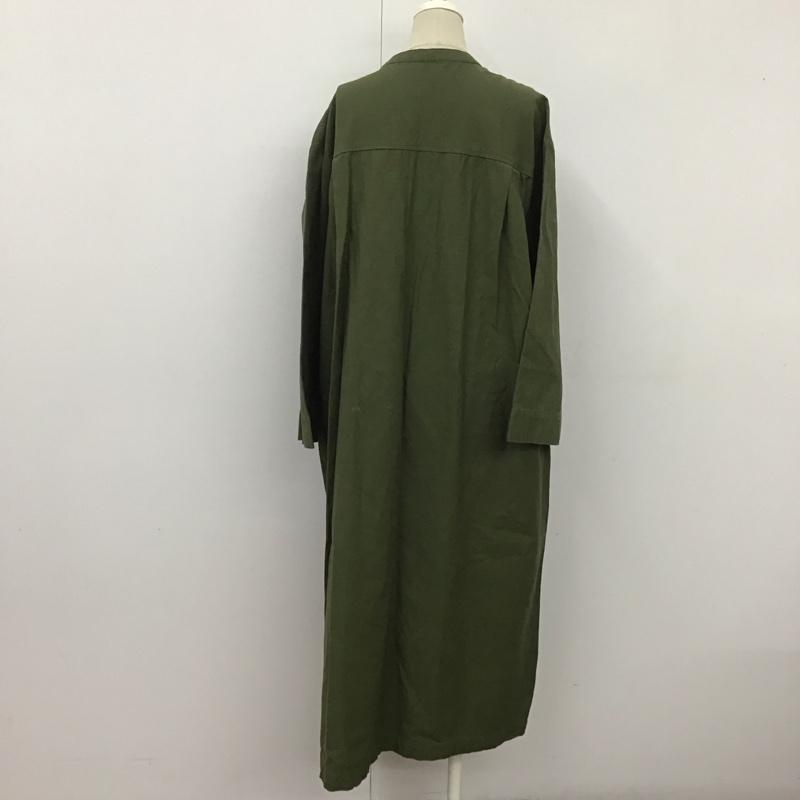 スタディオクリップ studio CLIP ワンピース ロングスカート FREE 無地 カーキ / カーキ /  レディース USED 古着 中古 10109125