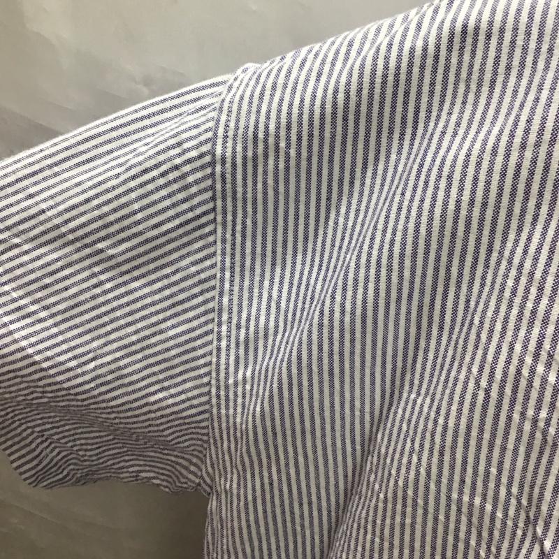 ユーエスポロアッスン U.S.POLO ASSN. シャツ、ブラウス 半袖 半袖シャツ カラーシャツ 半袖カットソー ストライプシャツ L ストライプ マルチカラー / マルチカラー /  メンズ USED 古着 中古 10116959