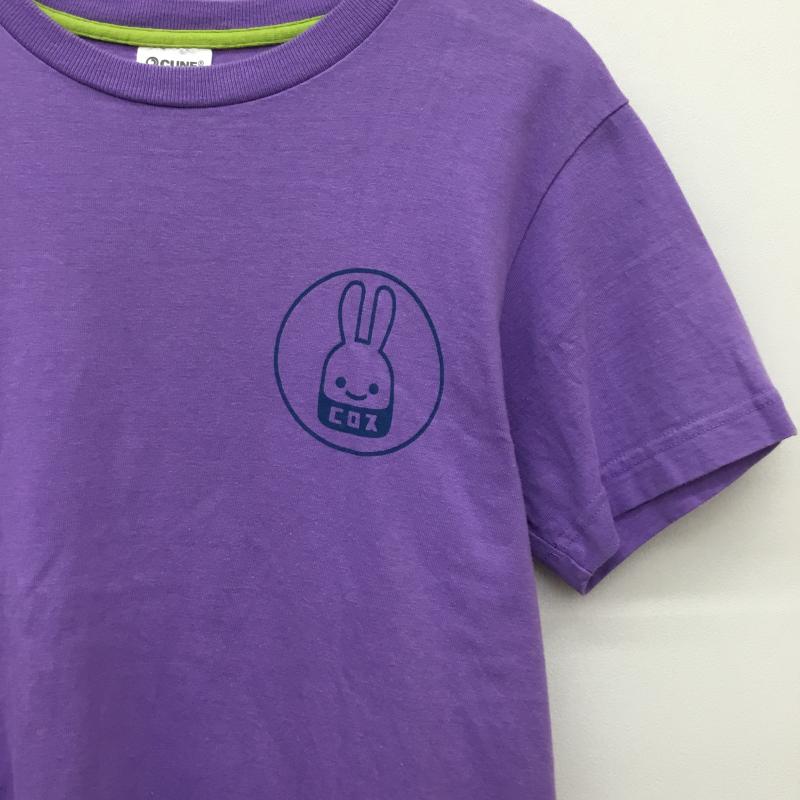 キューン CUNE Tシャツ 半袖 S キャラクター 紫 / パープル /  メンズ USED 古着 中古 10133771