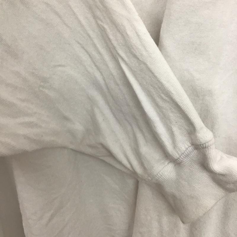 ベンデイビス BEN DAVIS カットソー 長袖 長袖カットソー プリントカットソー クルーネック M プリント 白 / ホワイト /  メンズ USED 古着 中古 10133627