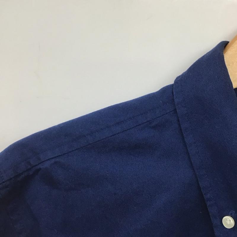カーハート Carhartt シャツ、ブラウス 長袖 長袖シャツ 無地シャツ カラーシャツ ボタンダウンシャツ M ロゴ、文字 青 / ブルー /  メンズ USED 古着 中古 10149160