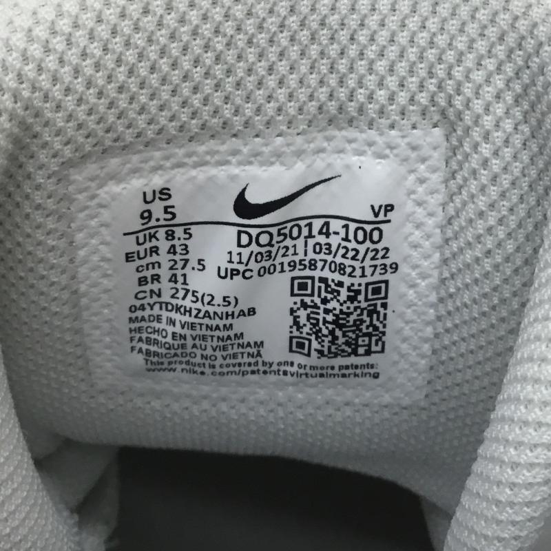 ナイキ NIKE スニーカー スニーカー AIR MORE UPTEMPO 96 COPY PASTE エア モアアップテンポ 96 コピー ＆ ペースト DQ5014-100 27.5cm ロゴ、文字 白 / ホワイト / X 黒 / ブラック /  メンズ USED 古着 中古 10106049