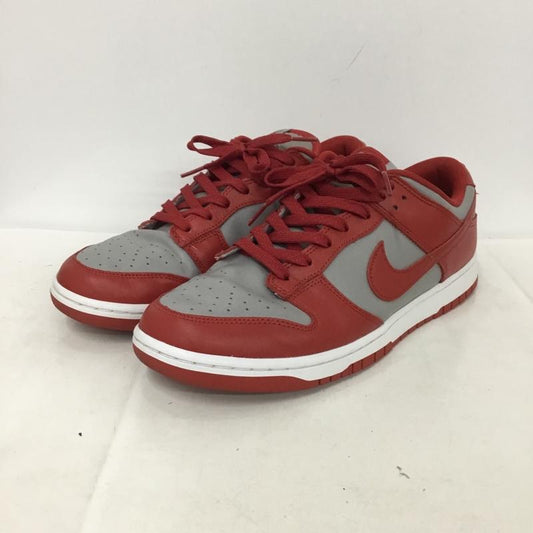 ナイキ NIKE スニーカー スニーカー DD1391-002 DUNK LOW RETRO 29cm 29.0cm ロゴ、文字 灰 / グレー / X 赤 / レッド /  メンズ USED 古着 中古 10137997