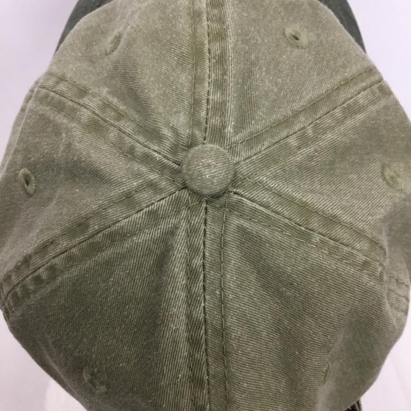 古着 USED 帽子 キャップ PORT&COMPANY DOG EMBROIDERY COTTON DAD CAP ビーグル 刺繍 カーキ / カーキ /  メンズ USED 古着 中古 10129096