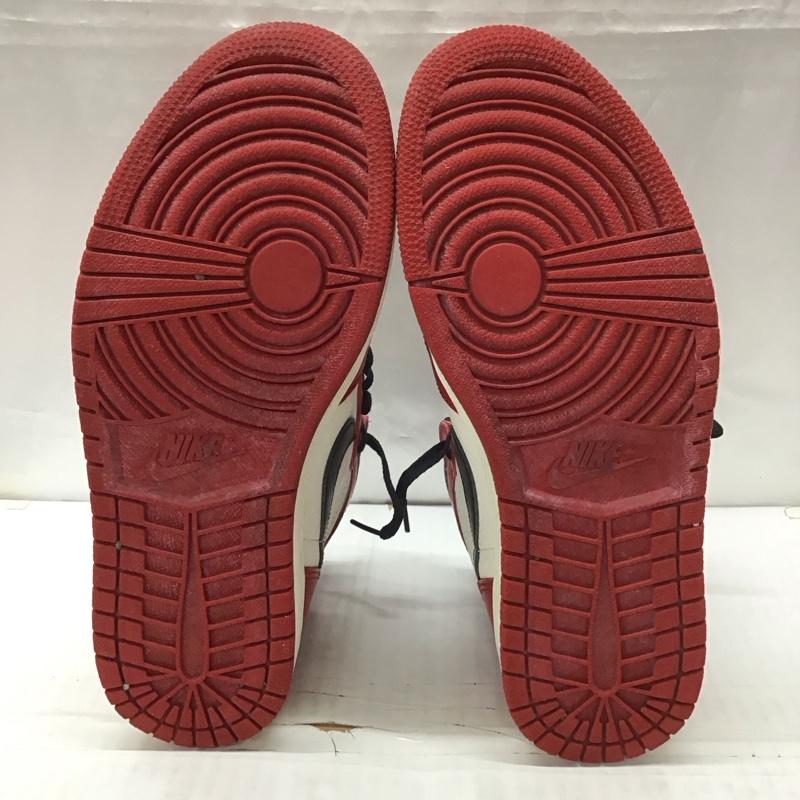 ナイキ NIKE スニーカー スニーカー DZ5485 612 AIR JORDAN 1 RETRO HIGH OG 28cm 箱有 28.0cm ロゴ、文字 白 / ホワイト / X 黒 / ブラック / X 赤 / レッド /  メンズ USED 古着 中古 10111763