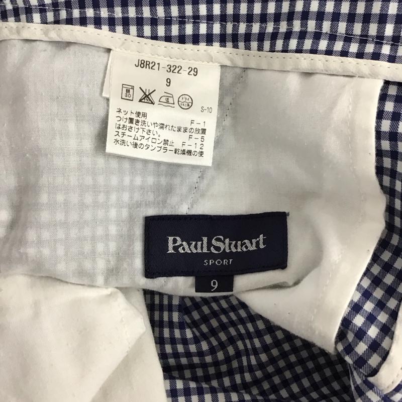ポールスチュアート PAUL STUART パンツ デニム、ジーンズ スリムパンツ カジュアルパンツ ストレートパンツ ストレッチパンツ チェック 白 / ホワイト / X 青 / ブルー /  レディース USED 古着 中古 10122434