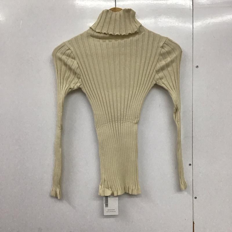 フィフス fifth カットソー 長袖 M 無地 ベージュ / ベージュ /  レディース USED 古着 中古 10140745