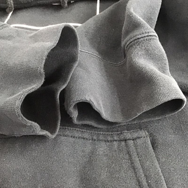 ハフ HUF パーカー 長袖 長袖パーカー プルオーバーパーカー スウェット XL ロゴ、文字 黒 / ブラック /  メンズ USED 古着 中古 10145582