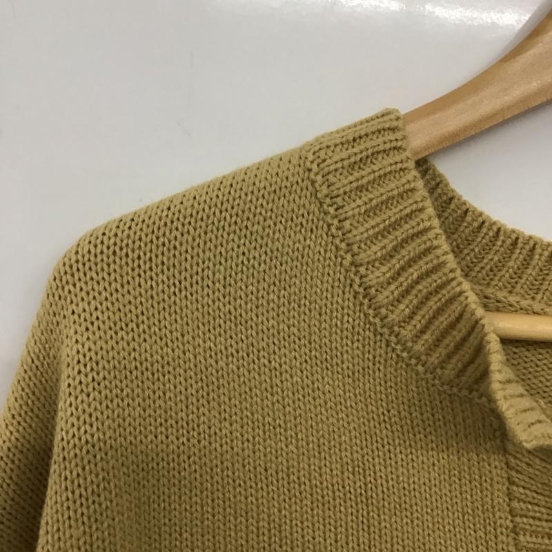 サマンサモスモス Samansa Mos2 ニット、セーター 長袖 FREE 無地 黄 / イエロー /  レディース USED 古着 中古 10139520