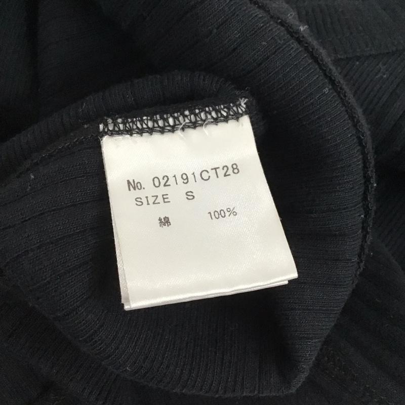 ヒステリックグラマー HYSTERIC GLAMOUR Tシャツ 半袖 半袖カットソー プリントTシャツ クルーネックカットソー リブ S プリント 黒 / ブラック /  メンズ USED 古着 中古 10141733