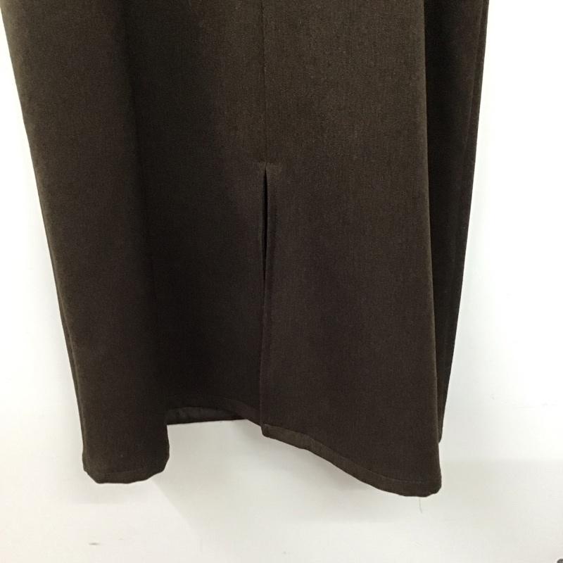 レプシィム LEPSIM ワンピース ロングスカート ワンピース ジャンパースカート オールインワン FREE 無地 茶 / ブラウン /  レディース USED 古着 中古 10147908