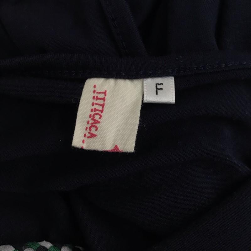 チチカカ TITICACA ワンピース ロングスカート ノースリーブ FREE 無地 紺 / ネイビー /  レディース USED 古着 中古 10115476