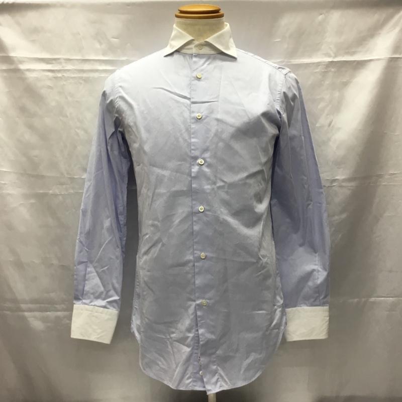 シップス SHIPS シャツ、ブラウス 長袖 111-13-5532 長袖シャツ カラーシャツ カジュアルシャツ 38 無地 水色 / ライトブルー /  メンズ USED 古着 中古 10106596