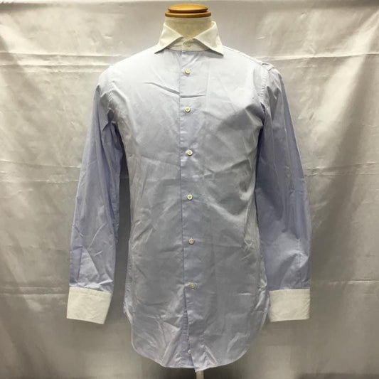 シップス SHIPS シャツ、ブラウス 長袖 111-13-5532 長袖シャツ カラーシャツ カジュアルシャツ 38 無地 水色 / ライトブルー /  メンズ USED 古着 中古 10106596