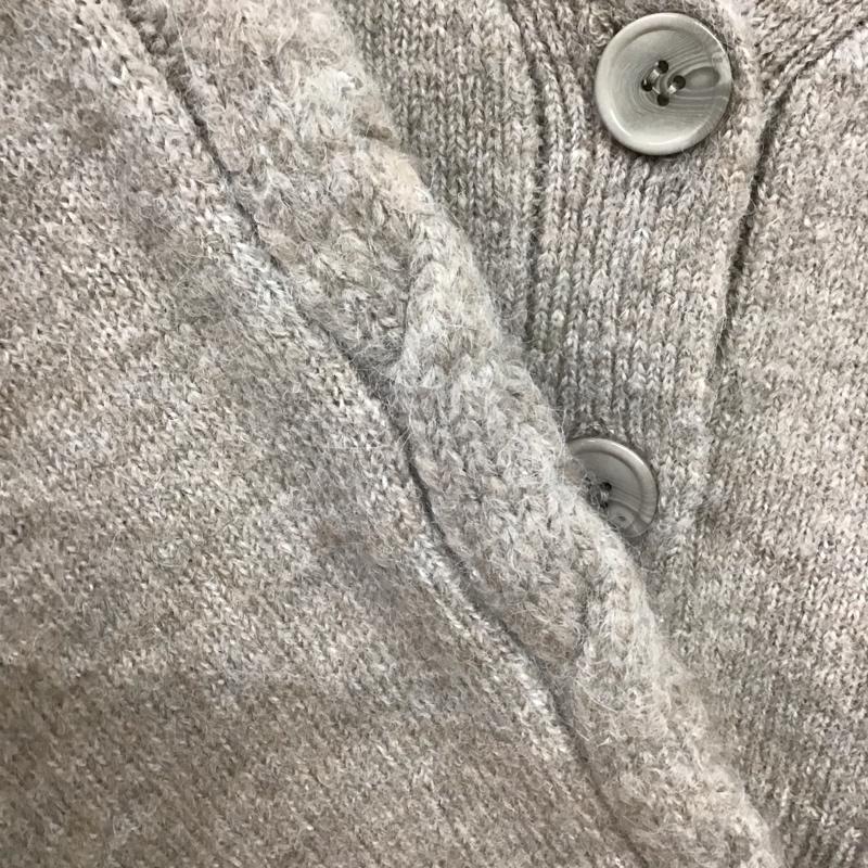 マーキュリーデュオ MERCURYDUO カーディガン 長袖 長袖カーディガン 前ボタン ニットカーディガン FREE 無地 ベージュ / ベージュ /  レディース USED 古着 中古 10145071